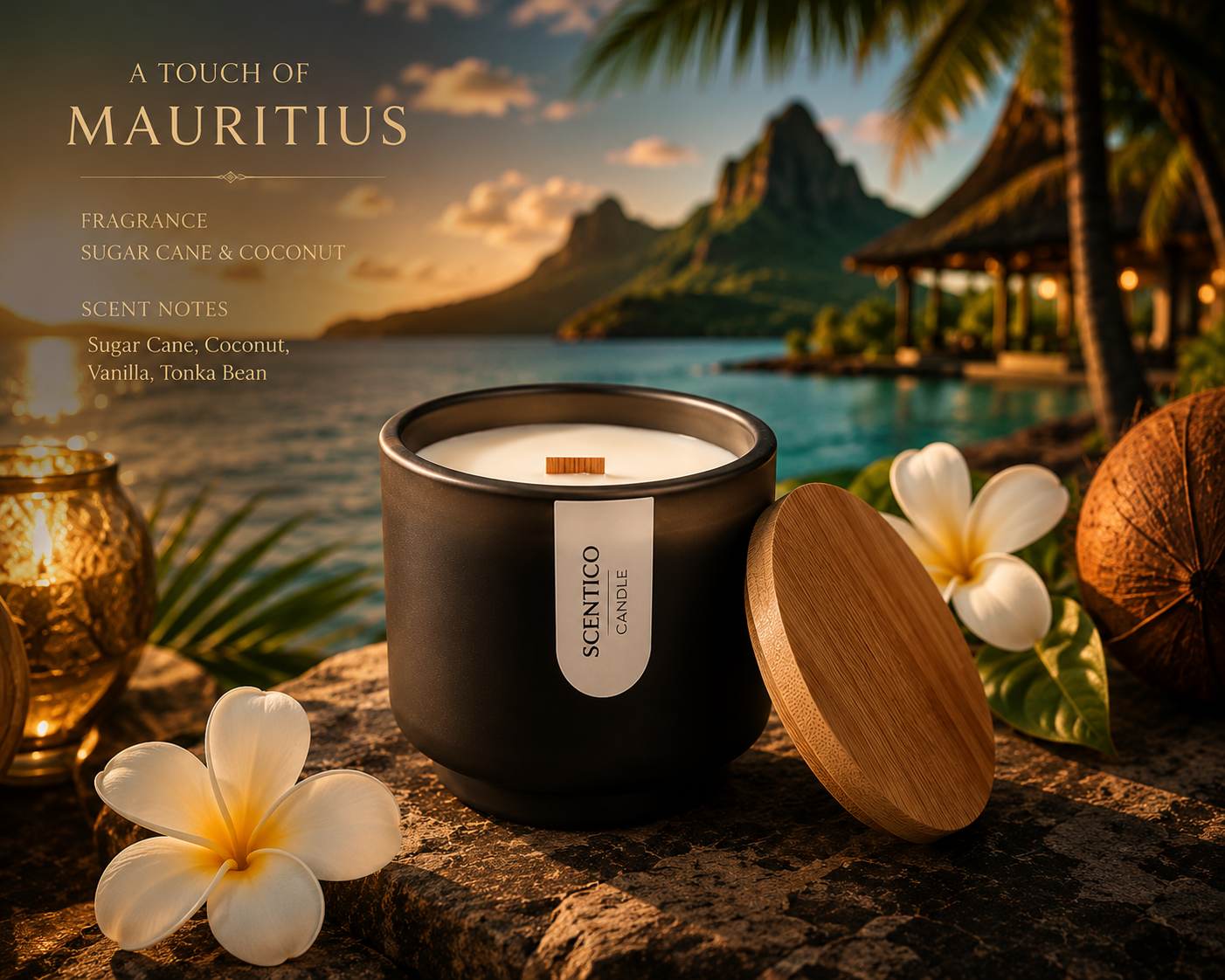 Touch of Mauritius 🇲🇺 Fragranced Soy Wax Candle