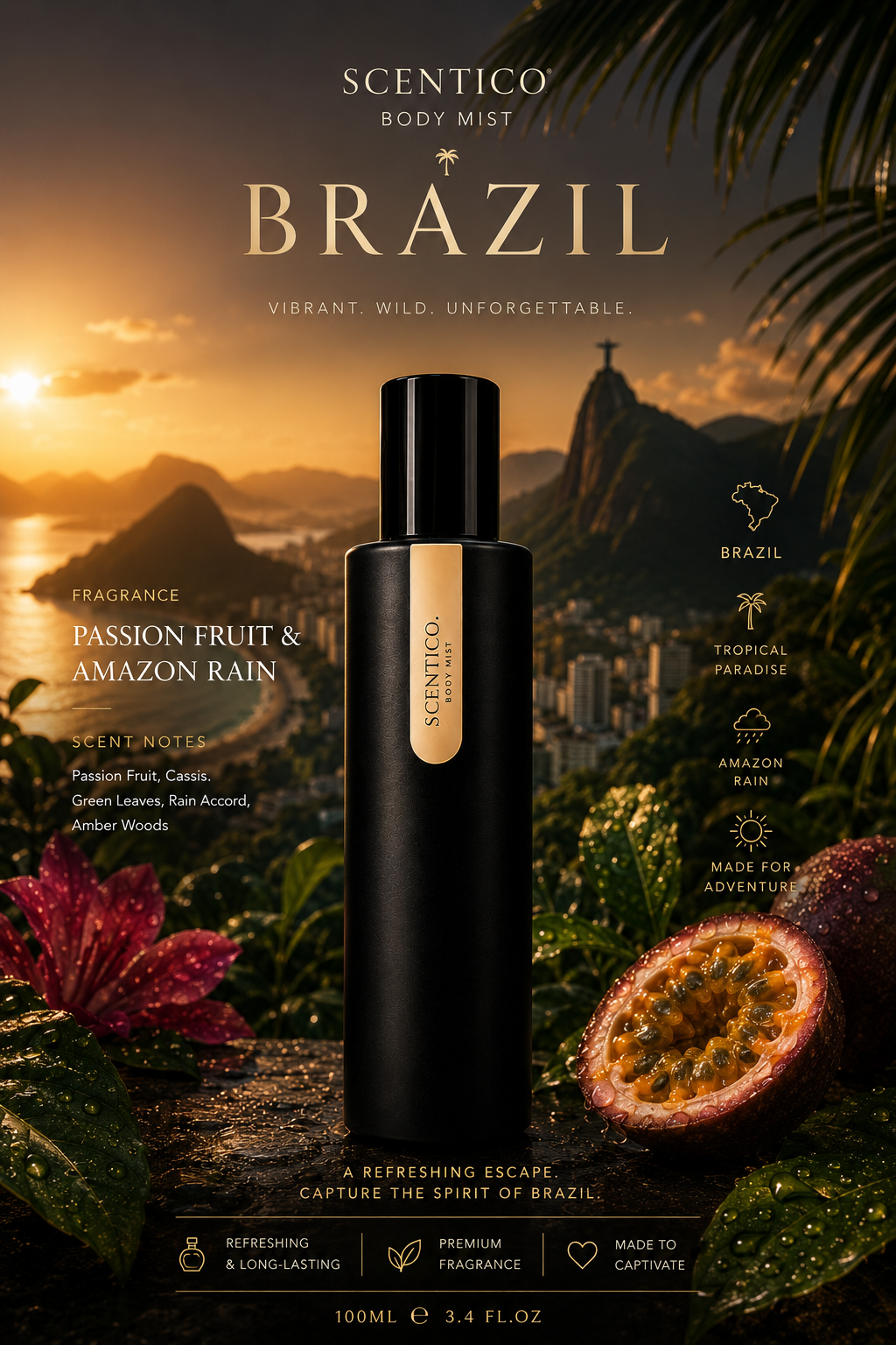 Touch of Brazil 🇧🇷 Body Mist