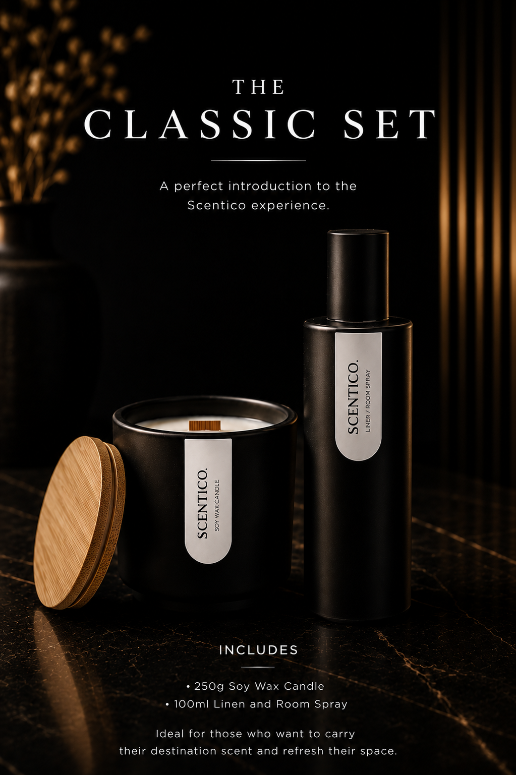 The classic Scentico Destination Set